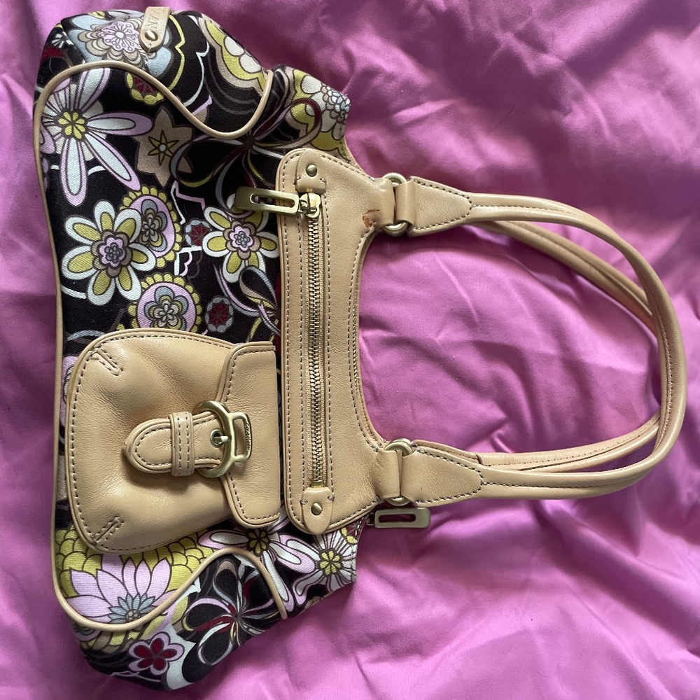 Vintage Cole Haan Floral Print shoulder handbag